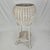 Vintage White Wicker Planter Plant Stand Holder For Sale - Image 4 of 5