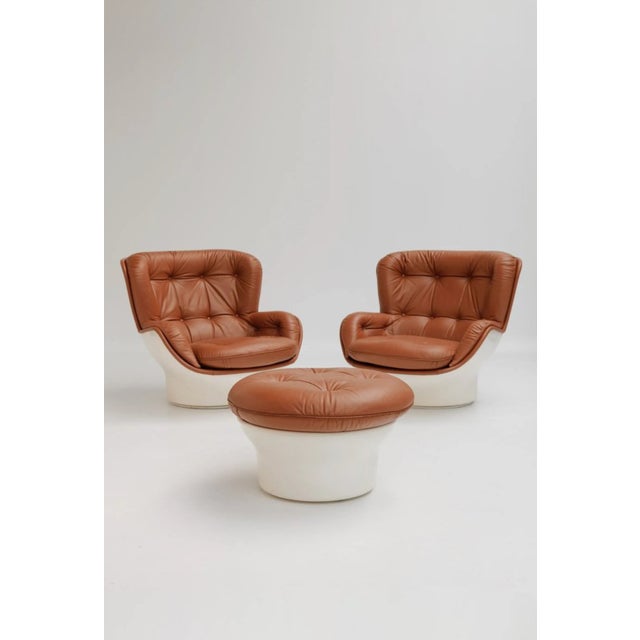 Mid-Century Modern Karate Ottoman by Michel Cadestin for Airborne, 1970s For Sale - Image 3 of 4