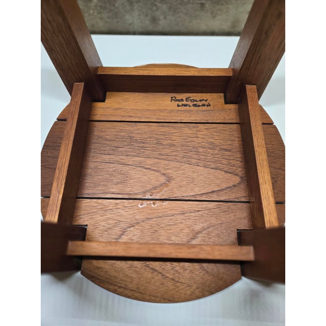 Tan Íkonos Stool by Rob Edley Welborn For Sale - Image 8 of 8
