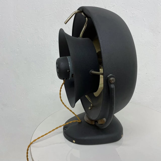 1940s Vornado Vintage Electric Metal Table Fan Restored For Sale - Image 9 of 13