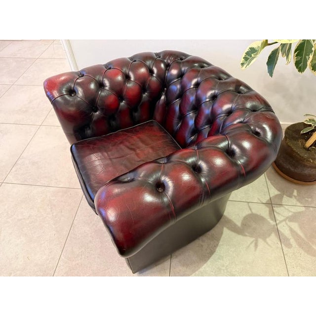 Vintage Chesterfield Club Chair For Sale - Image 4 of 18