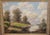 Paint 1990s Large and Beautiful Oil Painting of a Country Road For Sale - Image 7 of 12