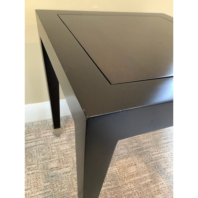 Metal 1990s Donghia Madrid Square Side End Table John Hutton For Sale - Image 7 of 9