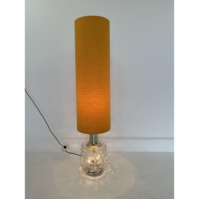 Vintage Bubble Glass and Chrome Lamp from Doria Leuchten, Germany, 1960s, in Very Good conditions. Designed 1960 to 1969...