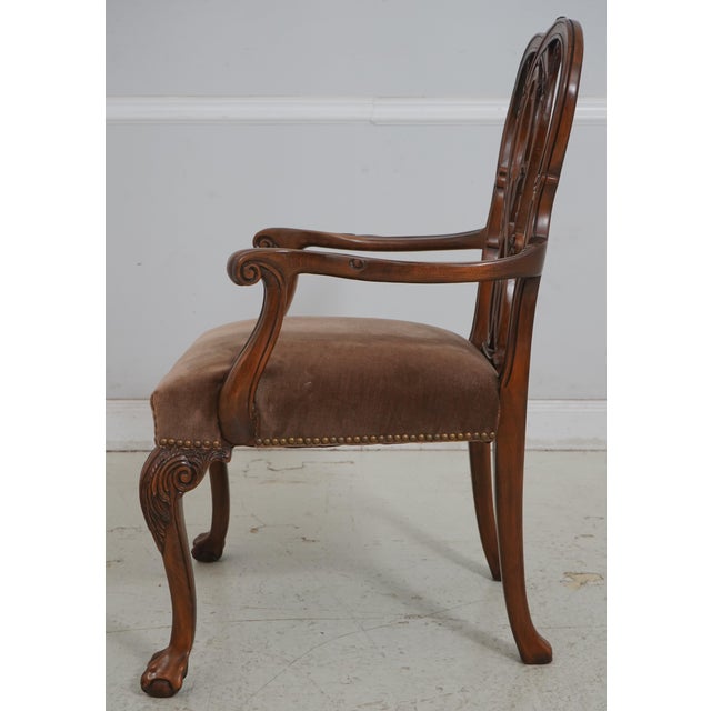 Traditional Set of 8 Karges Georgian Style Clawfoot Dining Chairs For Sale - Image 3 of 18