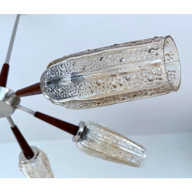 Large Vintage Danish Style Pendant Light, 1960s For Sale - Image 17 of 18