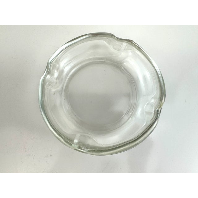 1960s Mid-Century Italian Glass and Brass Ashtray With Twisted Rope Detail For Sale - Image 15 of 17