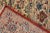 1950s Vintage Isfahan Rug in Beige Blue and Red Persian Floral Pattern For Sale - Image 5 of 6