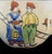 Vintage Japan Childrens Mini Lusterware Tea Set Dutch Boy Girl Pearlescent Toy For Sale - Image 12 of 12
