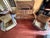 This is a set of a four seater antique Knole or Knole style sofa (no labels or tags) with two chairs. One of the key...