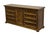 Drexel Late 20th Century Drexel Heritage Chartwell Collection Rustic European 69" Triple Door Dresser For Sale - Image 4 of 16