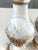 Pair of Vintage Italian Style Whitewashed & Gilt Candlesticks For Sale - Image 4 of 6