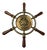 Bronze and Wood Compass from Hermès, 1970s For Sale