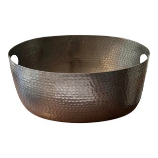 Hammered Aluminum Beverage Tub For Sale