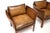 Wood Vintage Danish Armchairs by Illum Wikkelso from CFC Silkeborg, 1960, Set of 2 For Sale - Image 7 of 14