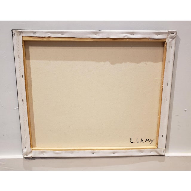 Lionel Lamy Contemporary Night Painting of Beach Bunker Ruin by Lionel Lamy For Sale - Image 4 of 4