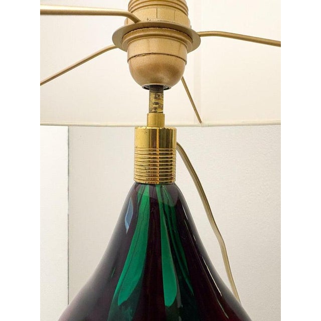 Murano Glass Table Lamp, Italy, 1950s For Sale - Image 4 of 5