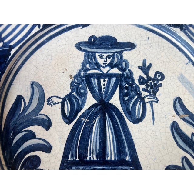 Large Spanish Faience Plate, C 1900 For Sale In San Francisco - Image 6 of 11