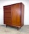 A gorgeous mid century Danish modern tall dresser / armoire designed by Svend Aage Madsen for Falster a Mobelfabrik,...