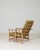 French 19th Century France Green Wood Armchair For Sale - Image 3 of 11