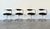 Set of four cobra chairs (+ 1 free), designed by giotto stoppino and dating back to the 1970s. chromed tubular metal...