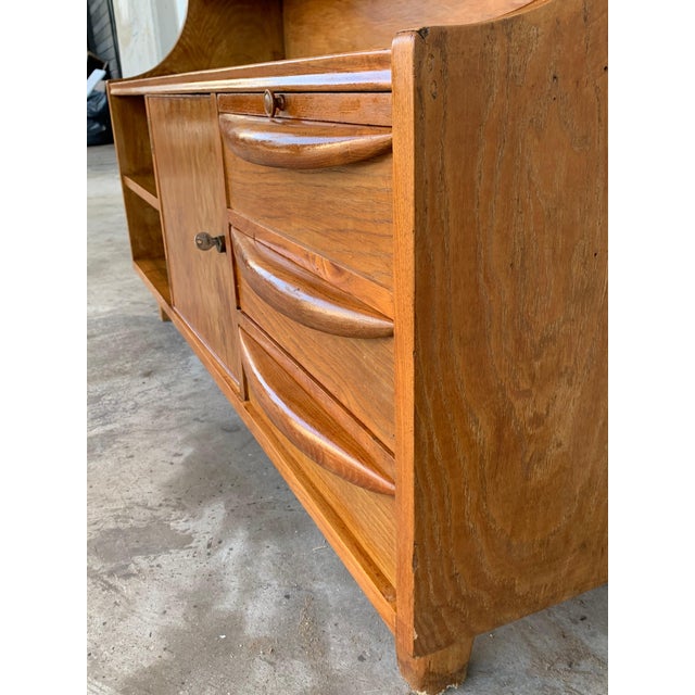 Brown Mid-Century Modern Danish Teak Pair of Large Nightstands, Sideboard or Lowboy For Sale - Image 8 of 18