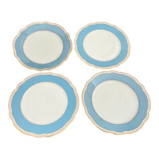 Late 19th Century French T&v (Tressemanes & Vogt Limoges 0plates- Set of 4 For Sale