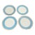 Late 19th Century French T&v (Tressemanes & Vogt Limoges 0plates- Set of 4 For Sale