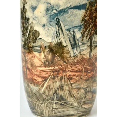 20th Century Faience Vase For Sale - Image 4 of 8