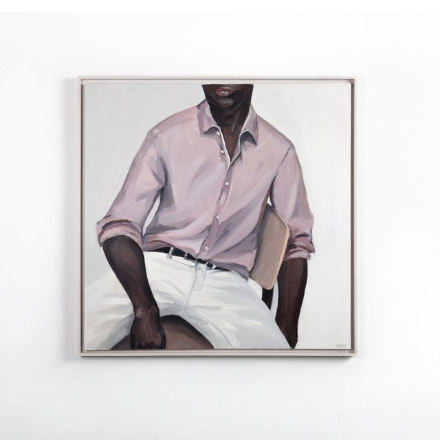 Early 21st Century Justyna Kuklo, Pose, 2019, Oil Painting on Canvas, Framed For Sale - Image 5 of 6