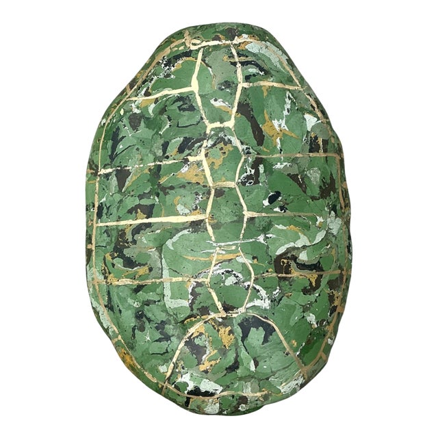 Vintage Italian Scagliola Pigmented Plaster Turtle Shell For Sale