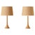 Beige Pine Table Lamps, Sweden, 1970s, Set of 2 For Sale - Image 8 of 8
