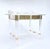 Acrylic Glass and Brass Desk by Charles Hollis Jones, 1990s For Sale - Image 14 of 17