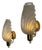 Large Vintage Wing Wall Sconces from Barovier & Toso, Italy, 1980s, Set of 2 For Sale