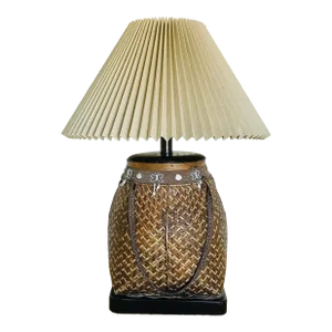 80s Steve Chase Basket Lamp