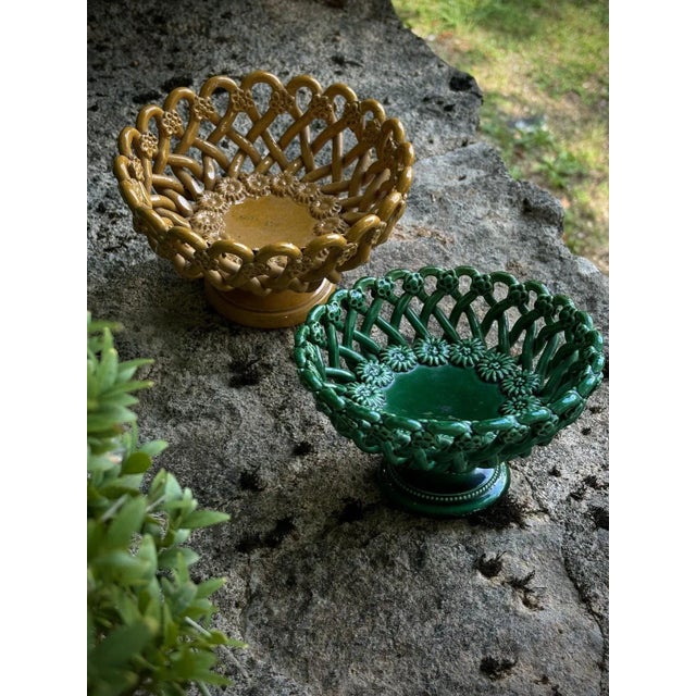 Homemade Ceramic Basket, 1960s For Sale - Image 4 of 6