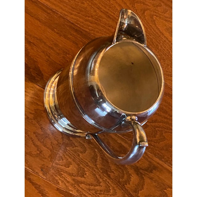 1960s Crescent Silver Mfg Corp Silver-Plated Pedestal Water