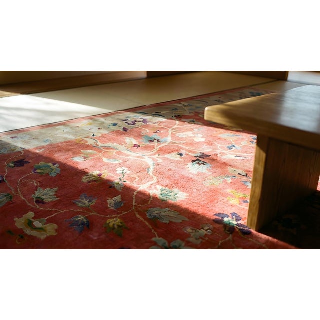 1920s Chinese Art Deco Carpet ( 8'9" x 11'6" - 266 x 350 ) For Sale - Image 9 of 10