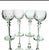 Traditional Rogaska Gallia Cut Crystal Hock Wine Glasses, Set of Four, Etched European Stemware 8.25" For Sale - Image 3 of 7