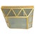 Art Deco Revival Frosted Glass Geometric Flush Mount by Wilhelm Vest, Austria, 1970s For Sale - Image 16 of 16