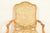 Wood John Stuart French Provincial Louis XV Carved Oak and Cane Back Dining Chairs, Set of Six For Sale - Image 7 of 15