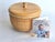 American Nathan Taylor Nantucket Woven Basket Jar With Ash Wood Lid For Sale - Image 3 of 15