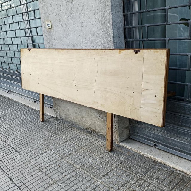 Vintage Bed in Wood, 1970s For Sale - Image 10 of 18