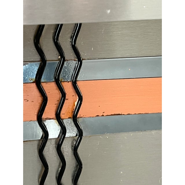 Metal Motivated Seller: 1990s Brutalist Mixed Metal Wall Sculptures Attributed to Curtis Jere - Set of 4 For Sale - Image 7 of 15