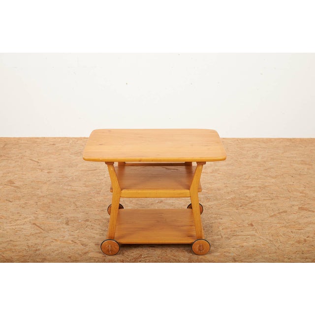 Serving Stand in Elm by Jacob Müller for Wohnhilfe, 1940s For Sale - Image 5 of 10