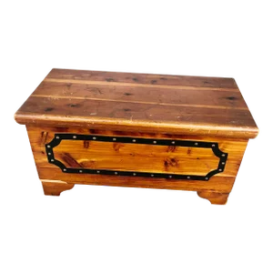 1960s Rustic Cedar Box