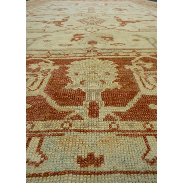 Early 21st Century Turkish Oushak Rug 9'9" x 13'8" #18535 For Sale - Image 5 of 8