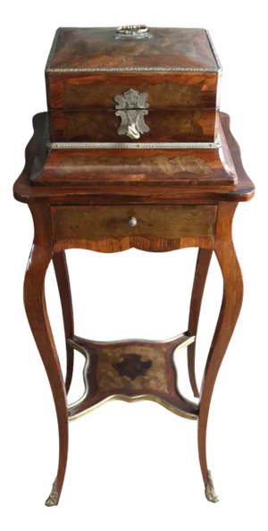 Jewelry Box on Stand, 19th Century