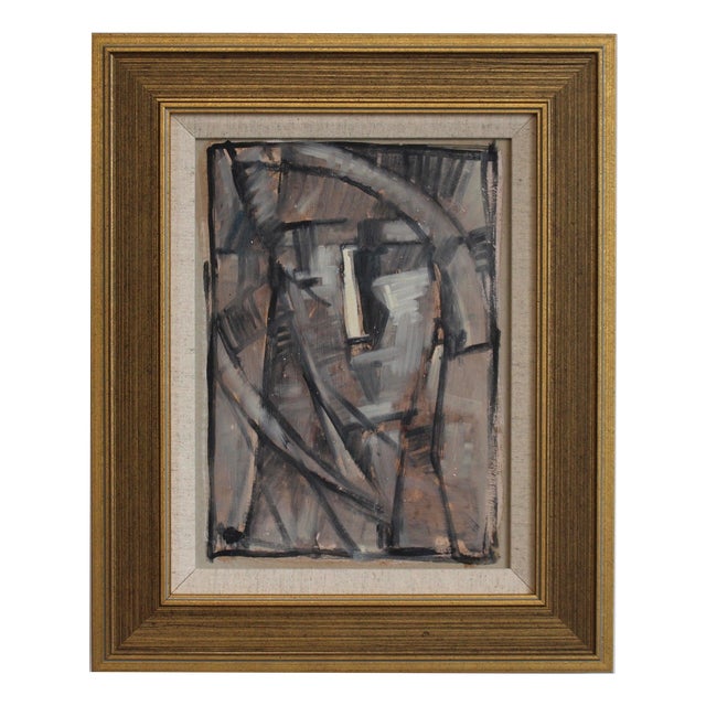 Florentine School Artist, Hidden Portraits XXIV, 1990s, Acrylic on Board, Framed For Sale