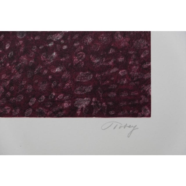 Mark Tobey, from the Depths of a Dream, Original Signed Lithograph For Sale - Image 5 of 8